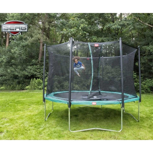 Батут  Berg Favorit 430 Green + сетка Comfort - фото №2